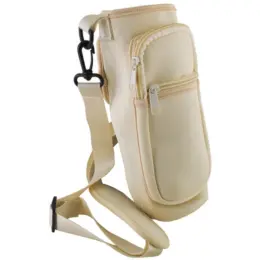 Cream Tumbler Carrier Pouch